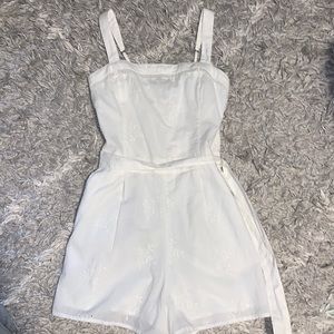 Hollister White Romper, new and unworn with tags!
